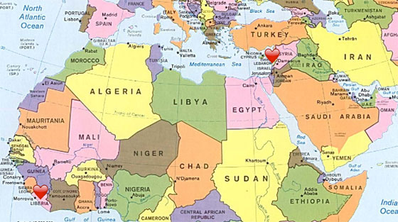 map of africa and middle east Map Africa Middle East Novick Cardiac Alliance map of africa and middle east